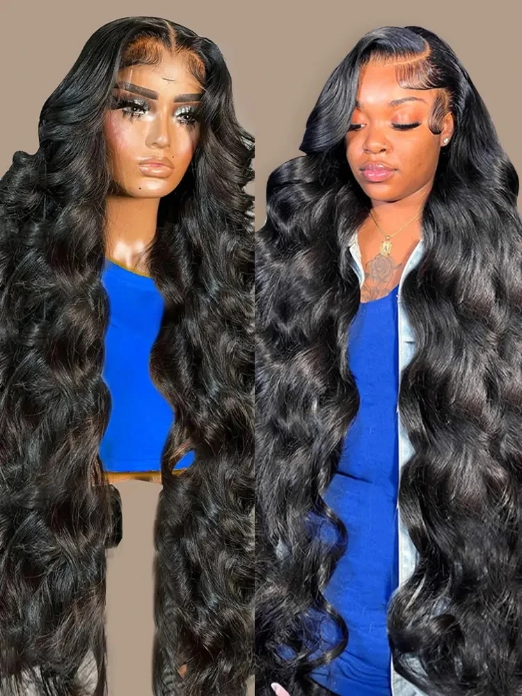 Human Hair Lace Front Wig 34 36 Inch 13x4 13x6 Body Wave Transparent Lace Frontal Wigs Full lace Wig For Black Women Jarin