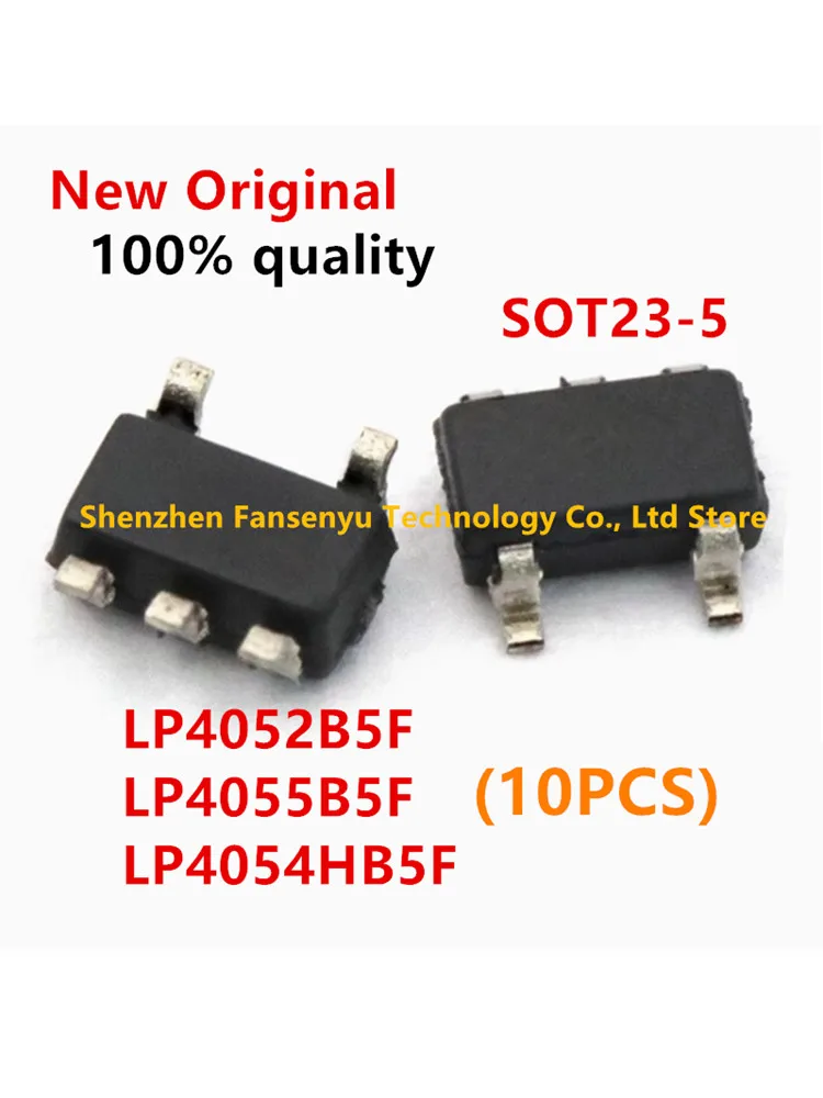 (10piece) 100% New LP4052B5F LP4052 LP4054HB5F LP4054 LP4055B5F LP4055 SOT23-5 Chipset