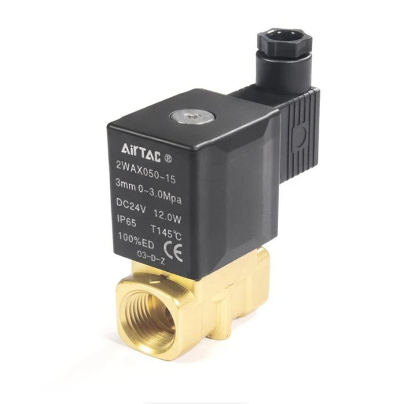 AirTAC Extra High Pressure Fluid Control Valve 2WAX050-15 1/4'' 2/2 Way Direct-acting Normally Closed Valve