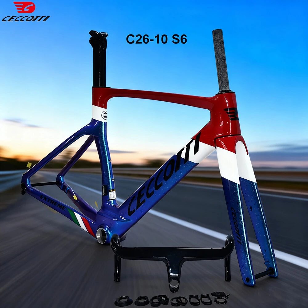 Full Carbon Road Frame T47 Thread BB Disc Brake Bicycle Frameset Newest Aero 700C road Bike Frames