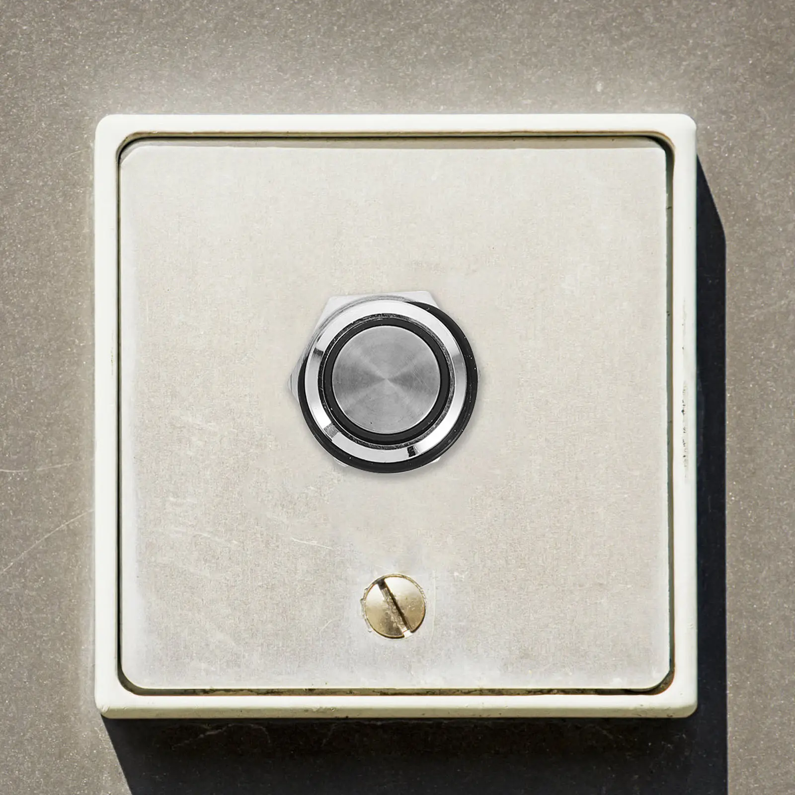 Button Switch Self-Resetting 16Mm LED Vehicle Ignition Push to Start Car Engine Button Starter Universal Automotive Replacement