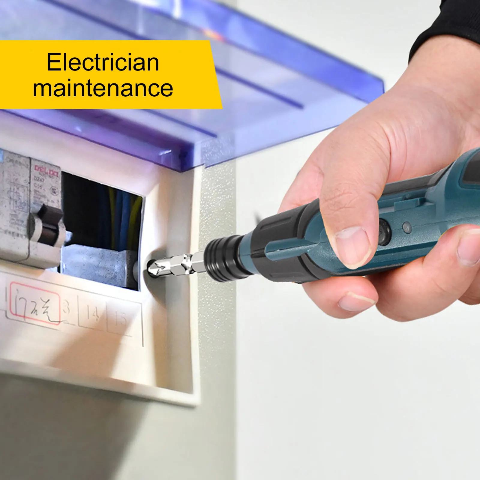 Imagem -06 - Chave de Fenda Elétrica com Iluminação Lanterna Mini Desmontagem Parafuso Pequeno Lote Elétrico Bateria de Lítio Chave de Fenda 3.6v 2nm