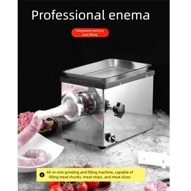 

2026 Новая мясорубка из нержавеющей стали, настольная мясорубка для наполнения колбас, кухонная мясорубка