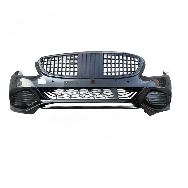 

For Mercedes Benz C-series 205 High Quality Front Bumper with All Black Maybach Grille Used Condition