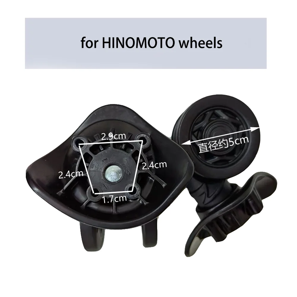 

for HINOMOTO silent wheel pull rod box Universal wheel Replacement luggage Repair accessories Aluminum box casters