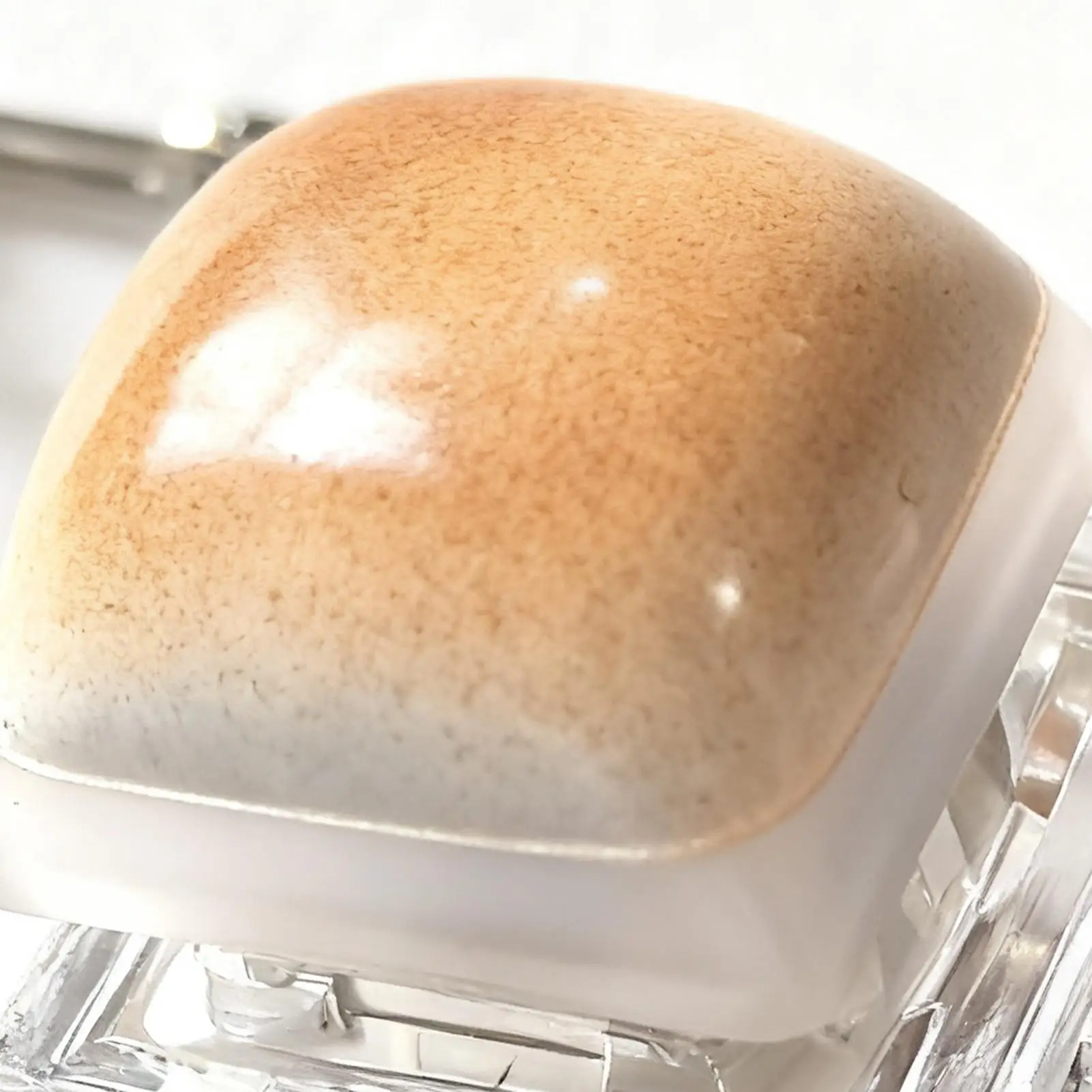 Keyboard Fidget Press Button Bread Shaped Keyboard Keychain Finger Clicker Sensory Fun Toys For Adults Kids Work School Travel