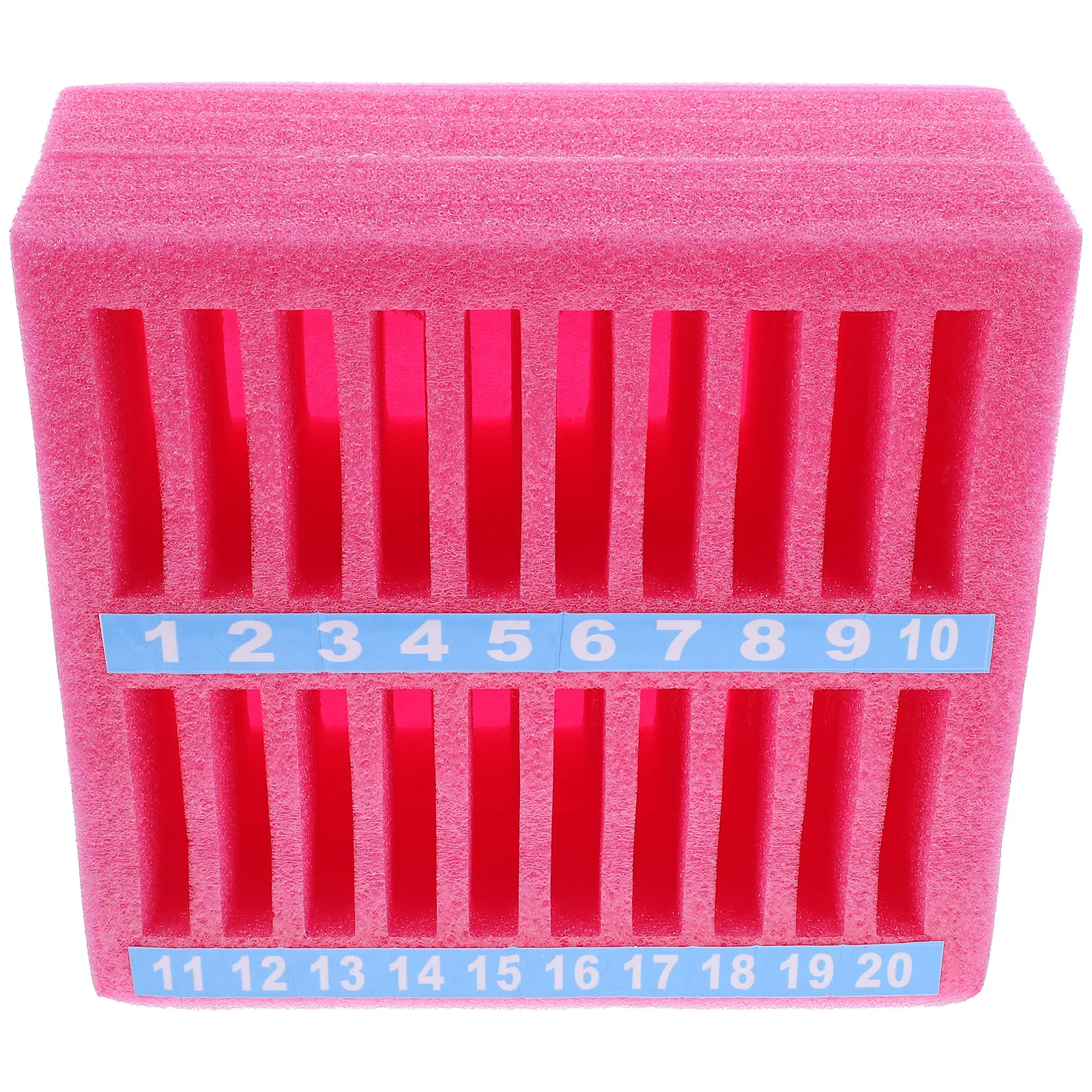 

20 Grid Cell Phone Storage Box - Foam Desktop Phone Organizer for Classroom Office Meeting Room Management 20 Grid