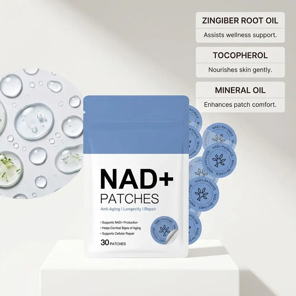

Пластыри NAD+ (1/3/5/10 шт.) для омоложения, стимуляции выработки NAD+, трансдермального впитывания, клеточного восстановления и продления жизни