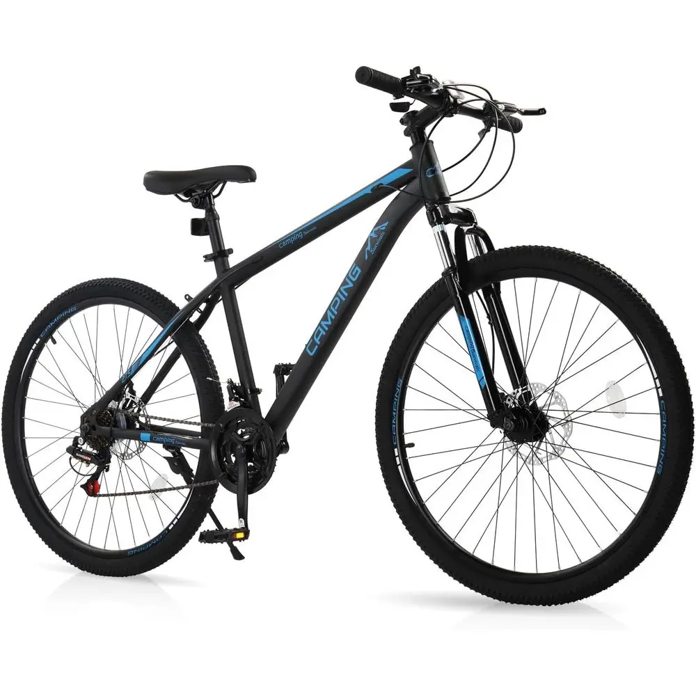 

Men's & Women's 24/26/27.5 21-Speed Mountain Bikes with Double Disc Brakes, Suspension Fork, High Carbon Steel Frame