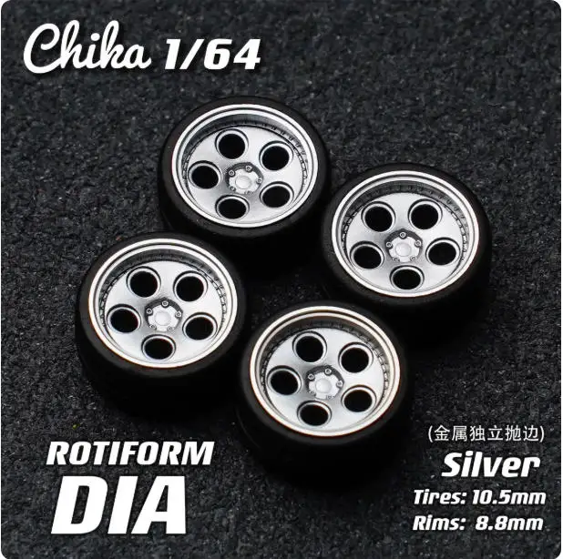 1/64 Chika Nabes Wheels 8.9mm 9.7mm 10.5mm Tires Rays 57CR Nismo