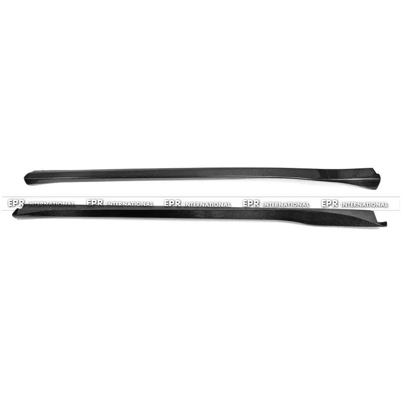 Carbon Fiber Side Skirt Extension (All model) Glossy Fibre Door Kit Racing Fit For Hyundai 9th Gen Sonata LF Car Styling