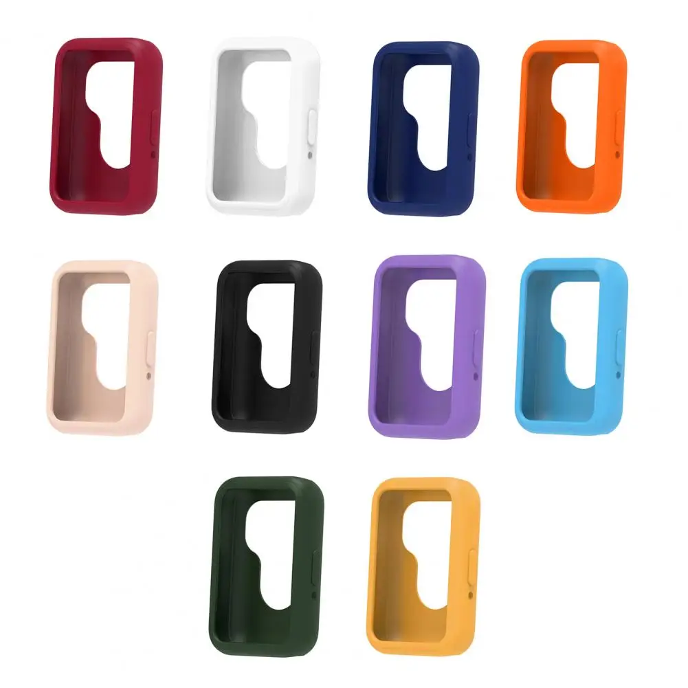 Smartwatch Silicone Protective Case Anti-Scratch Watch Protective Bumper Shell Cover Bumper Frame for SamsungGalaxy Fit 3