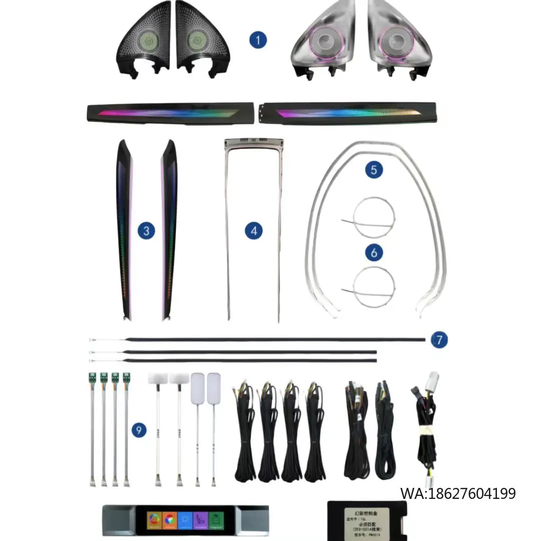 

LED Backlights Symphony Ambient Light for 21-23 Model Y Upgrade Control Method Plug and Play