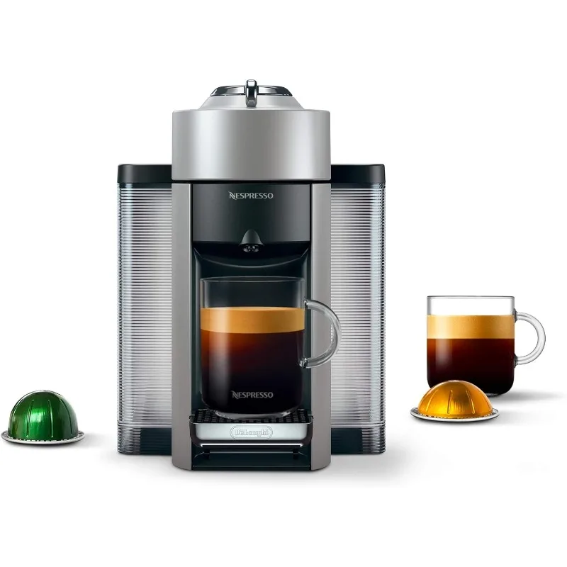 

Nespresso Vertuo Coffee and Espresso Machine by De'Longhi, 1597 milliliters, Silver