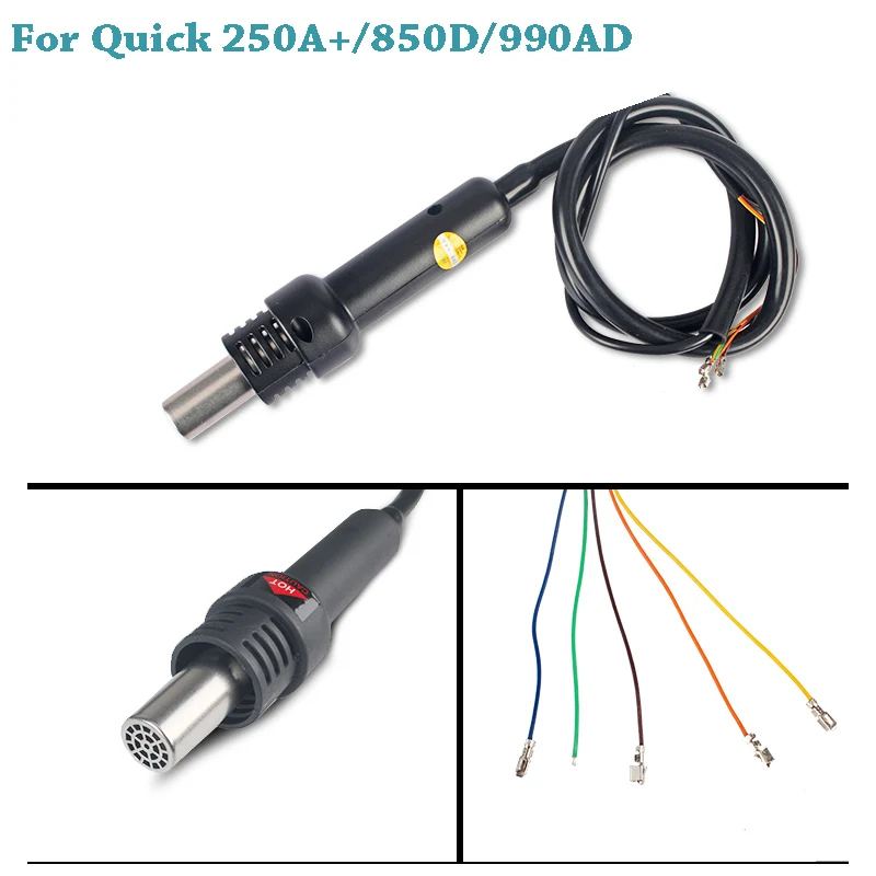 Original QUICK Handle For 220V 858D 850A+ 850D 861DW 990AD 2008 858 957 857DW+ Hot Air Gun Station