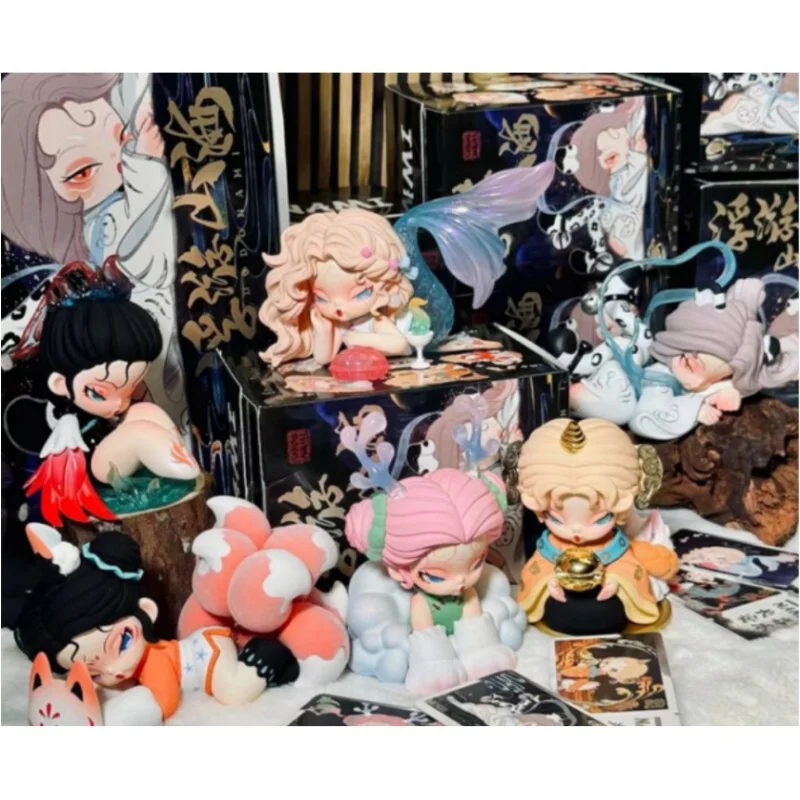 

DODONAMI третьего поколения Yuzuru морские плавающие горные слепые коробки Коллекционное милое украшение для рабочего стола модная игрушка подарок на день рождения