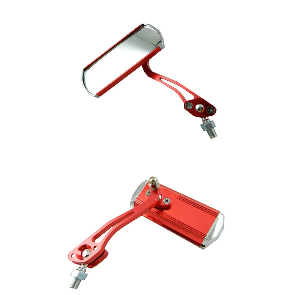 A Pair of 360 Degree Bike Handlebar Mirrors Wide Angle Super Resistant Lightweight Fully Adjustable Fit 13-35mm