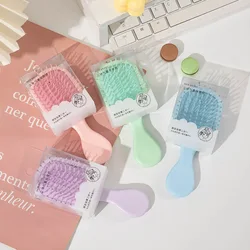 Mini Detangling Hairbrush - Anti-Static Air Bag Comb for Wet/Dry Hair, Portable Salon Styling Tool
