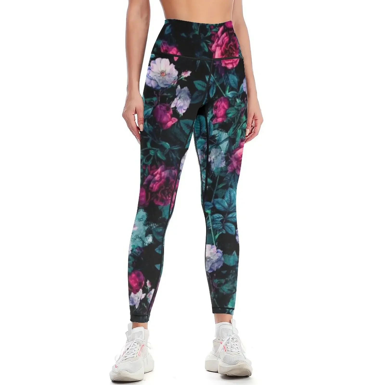 

RPE FLORAL ABSTRACT III Leggings Leginsy push up Sports pants for sportswear gym Women's gym Womens Leggings