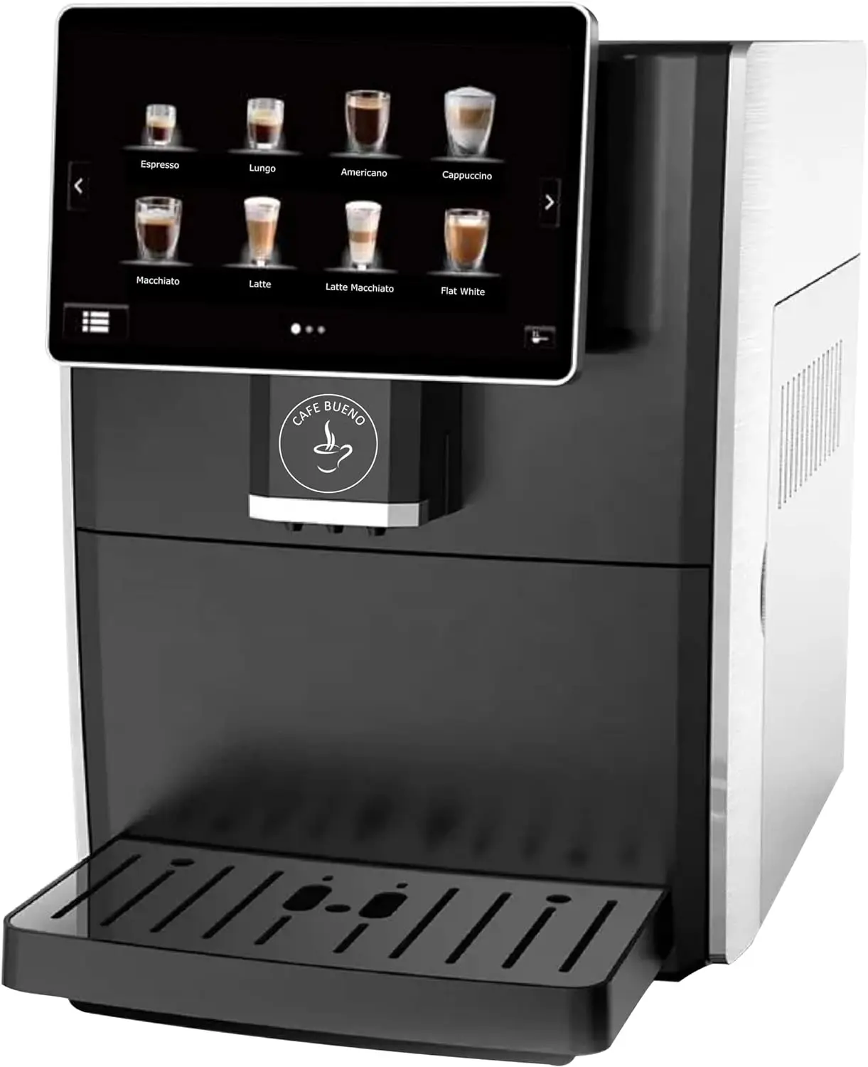 Espresso Machine - 19 Coffee Recipes, Durable, Grinder, Milk , 7