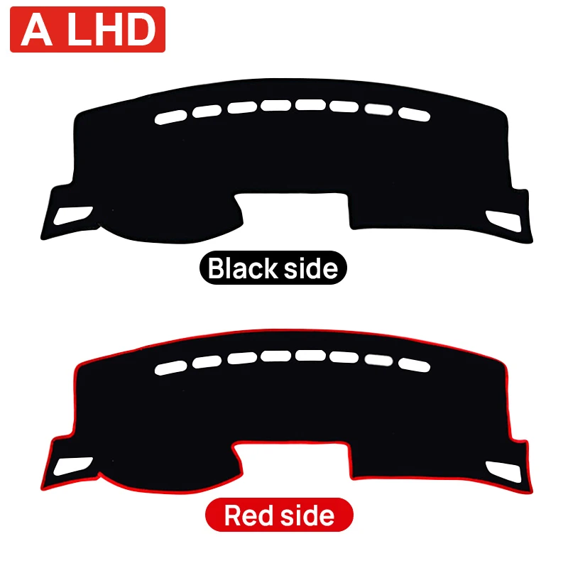 Car Dashboard Cover Anti-UV Carpets Avoid Light Pad Instrument Panel Accessories For Skoda Fabia 3 2015 2016 2017 2018 2019 2020 view 4
