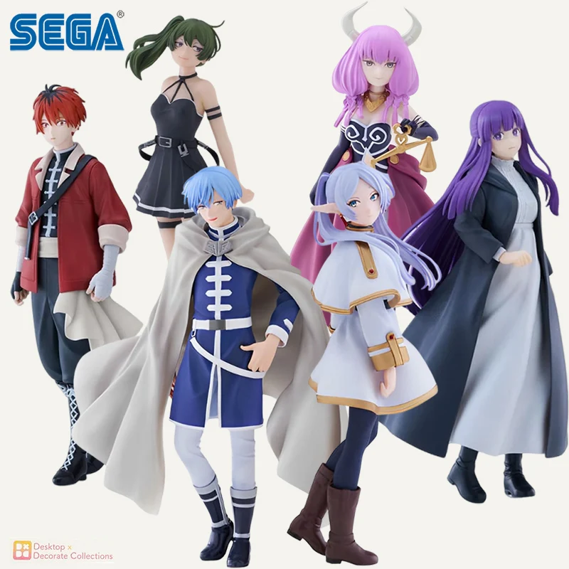 In Stock SEGA Desktop Decorate Collections Frieren:Beyond Journey's End Frieren Fern Himmel Stark Aura Ubel PVC Anime Figure Toy