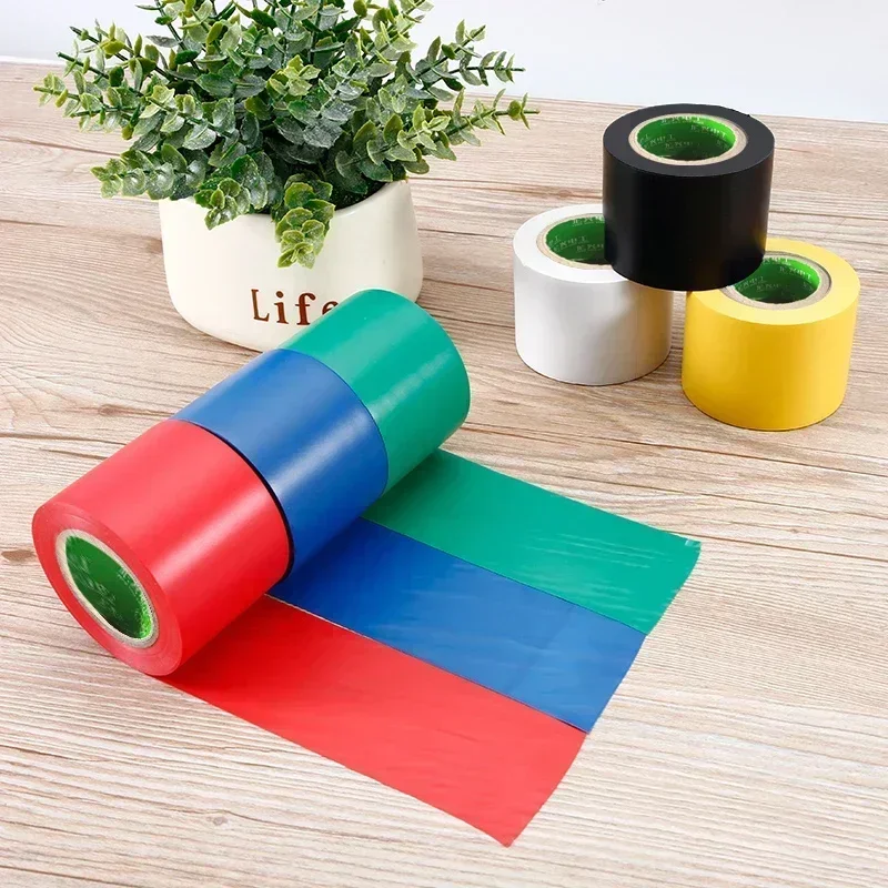 2PCS/LOT, 20M Flame Retardant Electrical Insulation Tape Electrician Wire High Voltage PVC Waterproof Electrical Tape 6 Color