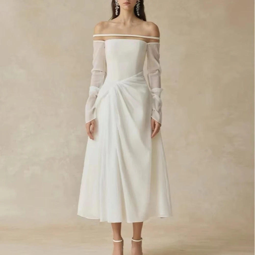 

Сексуальные вечерние платья с открытыми плечами, элегантное длинное платье знаменитостей с открытой спиной, изысканные платья высокого качества для выпускного вечера, женские платья по индивидуальному заказу