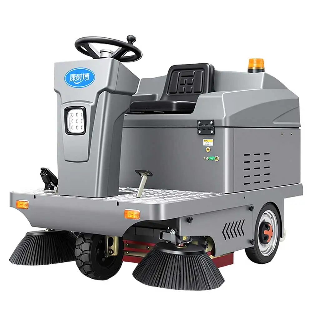 New Automatic Street Road Cleaning Machine Floor Scrubber Industrial Electric Ride-on Sweeper for Factory Without Shipping
