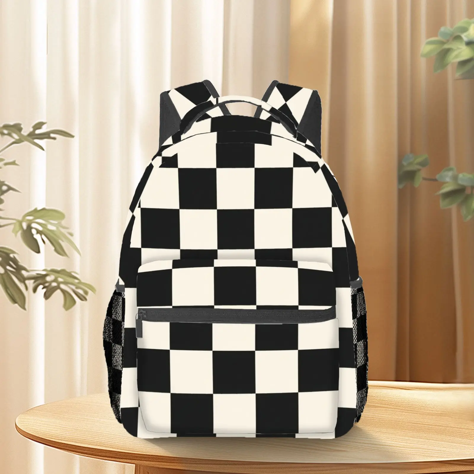 Travel And Commuting Fashion Sports Personality Double Shoulder Printed Backpack Casual Style Large Capacity Light Weight