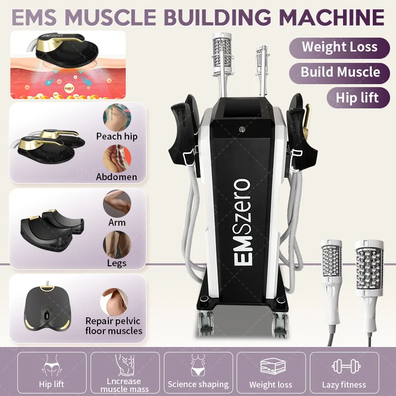 

EMSzero machine 6500W RF EMS Body Sculpt Machine Hi-EMT DLS-EMSzer NEO Muscle Stimulation Massager Electromagnetic Fat Slimming