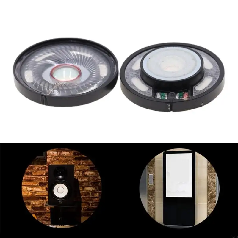 270b 2pcs 50mm Driver Headset 112dB 32ohm Earphone Diy Loudspeaker Perbaikan Bagian