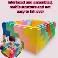 Bloques de construcción de espuma de ladrillo cuadrado grande, valla de pared, parque de juguete, Castillo, bloques de construcción Epp grandes para interiores para niños, Educación Temprana