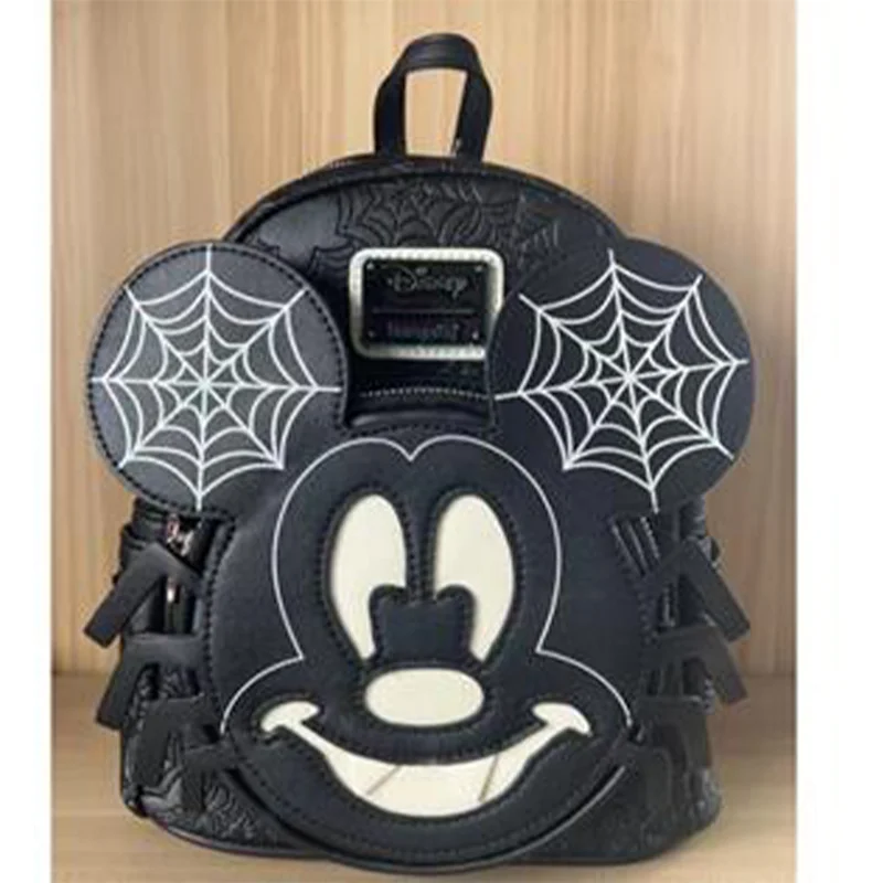 2024 Disney Embroidered Loungefly Backpack Cute Cartoon Embroidered Design Backpack Casual Mini Backpack Halloween Bag Gift