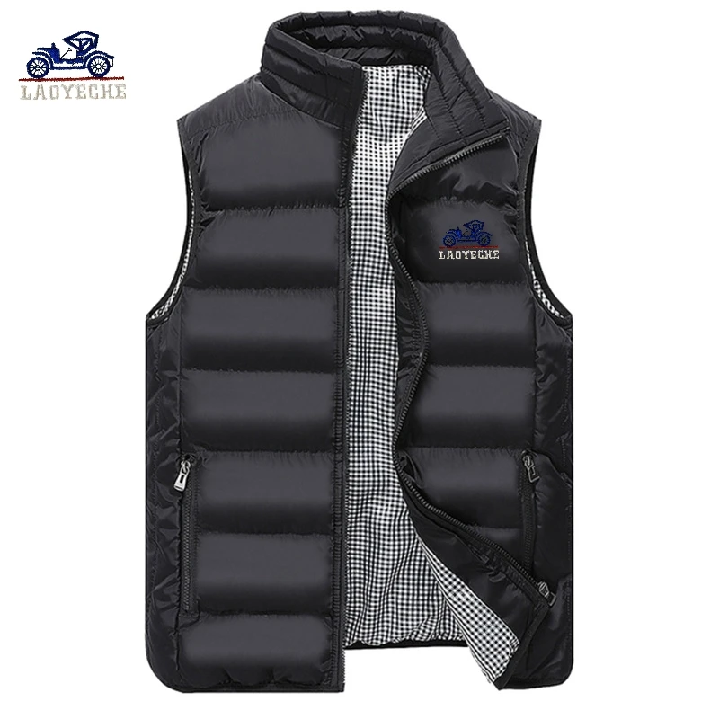 High End Embroidered CAMEL Cotton Vest Vest, Hot Selling Autumn and Winter Men\'s Fashion, Casual, Comfortable Sleeveless Coat