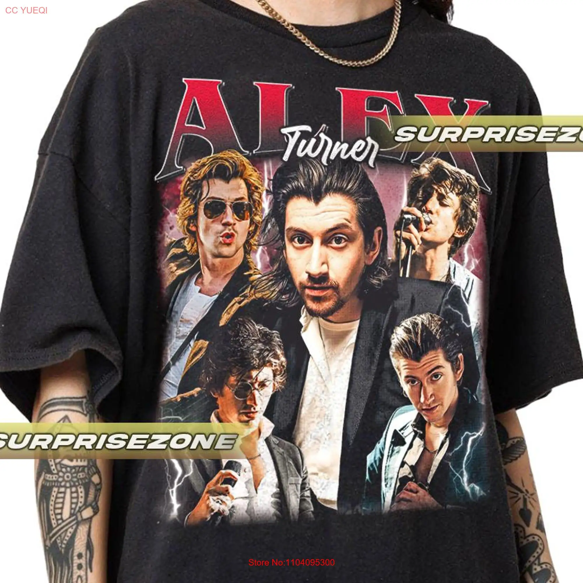 Alex Turner Softstyle Vintage T Shirt For Woman and Man long or short sleeves