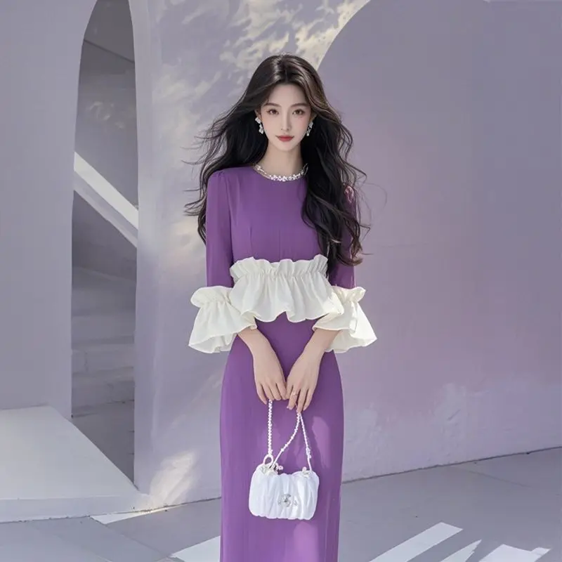

Single/set, spring new high-end sense super temperament unique fragrance good-looking ins style top skirt set