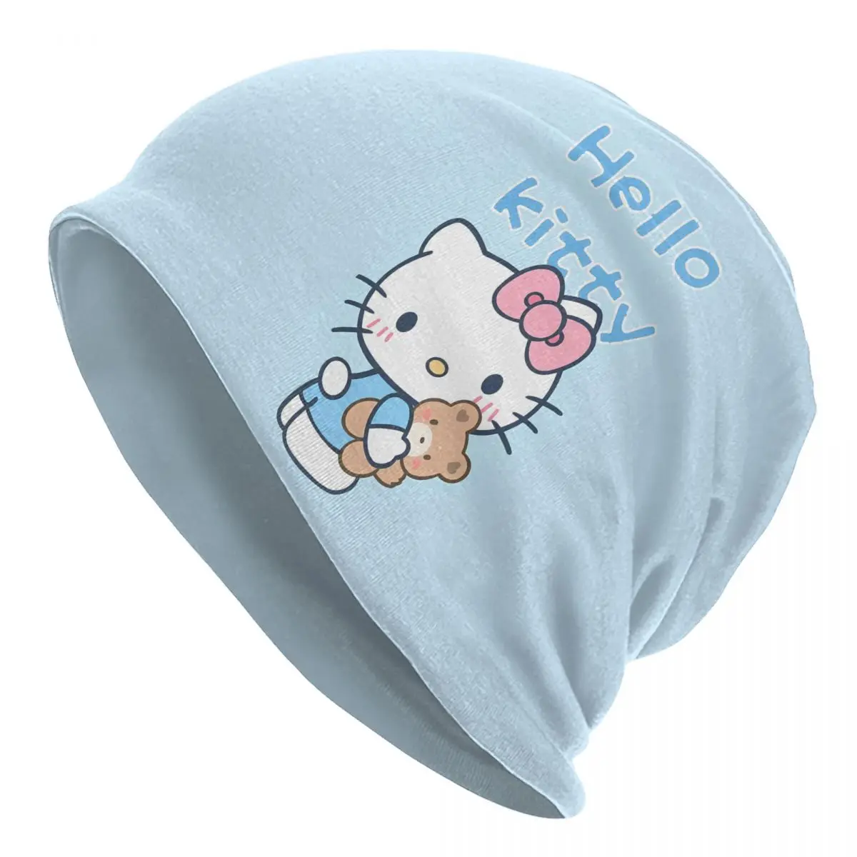 Sanrio Kawaii My Melody Bonnet Hats Cool Street Skullies Beanies Hat Anime for Men Women Knitting Hats Spring Dual-use Cap