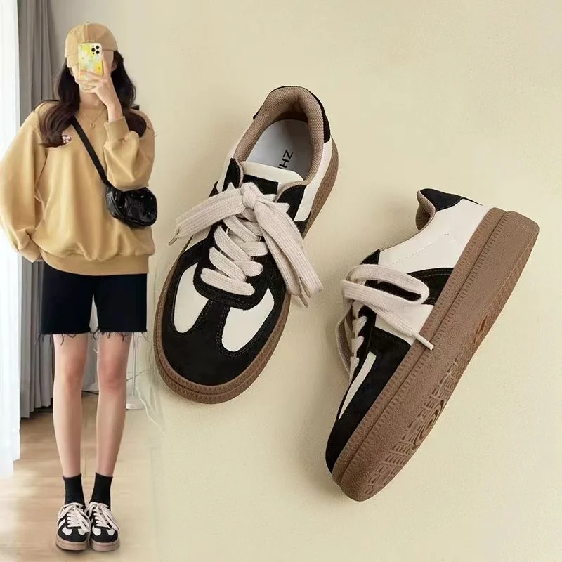 Women Sneakers Shoes Fashion Women Vulcanized Wear Resistant Shoes High Quality Flats Shoes Casual  Anti Slip Women Walking