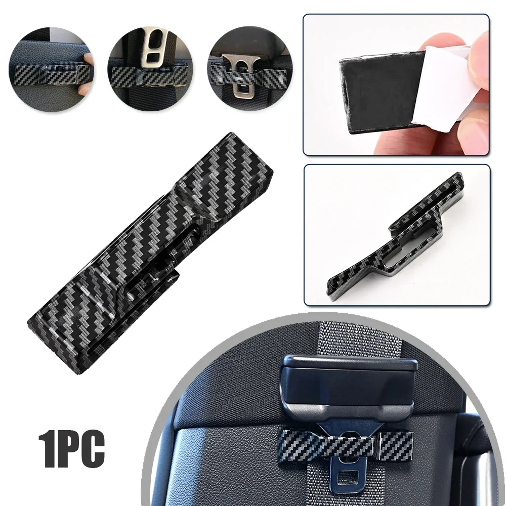 

1pc Car Safety Belt Stabilizer Buckle Universal Car Seat Belt Adjuster Anti Collision Fixed Clip Auto Interior Accessories