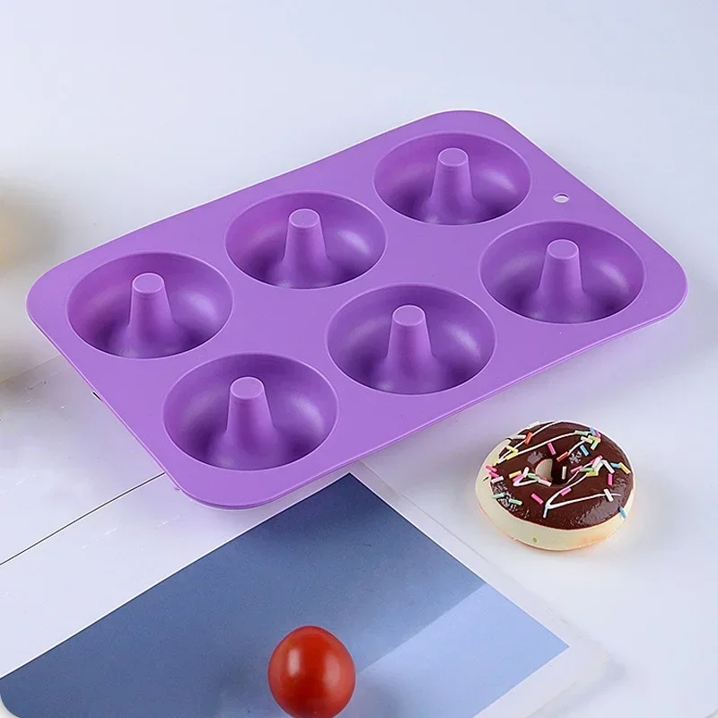 3D Silicone Cake Mold Donut Molds Cupcake Mould DIY Pastry Baking Tool High Temperature Resistant Bakeware Kitchen Accessories