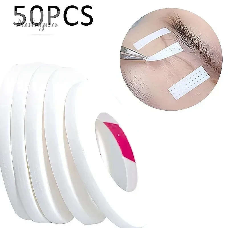 10pcs 4mm Eyelash Extension Tape Narrow Adhesive Tape for Lash Lifting Perming Micropore Tapes Makeup Wholesale