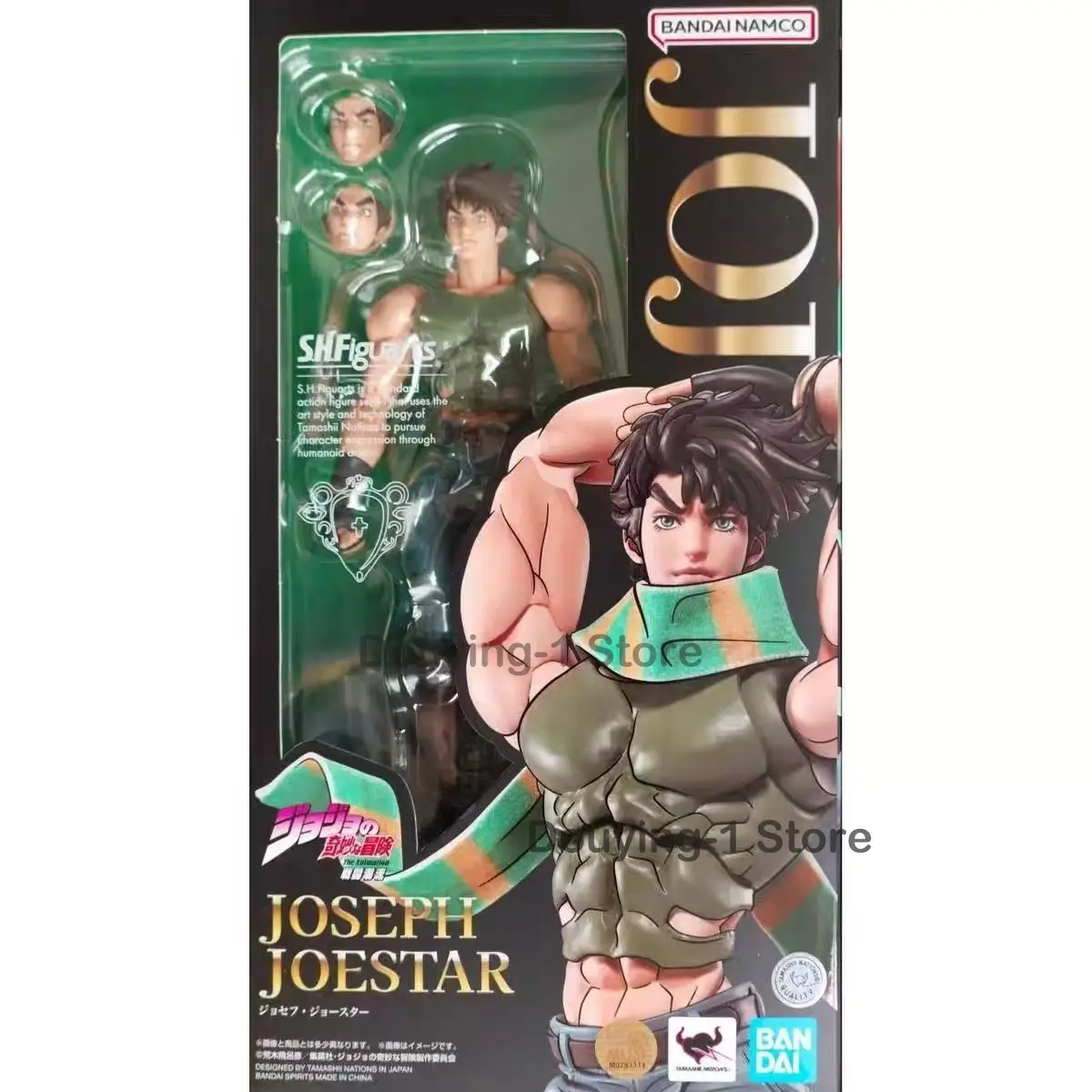 

In Stock Bandai SHF JOJO Joseph Jpestar Brand and new Anime Figure Decoration Collection Model Gift