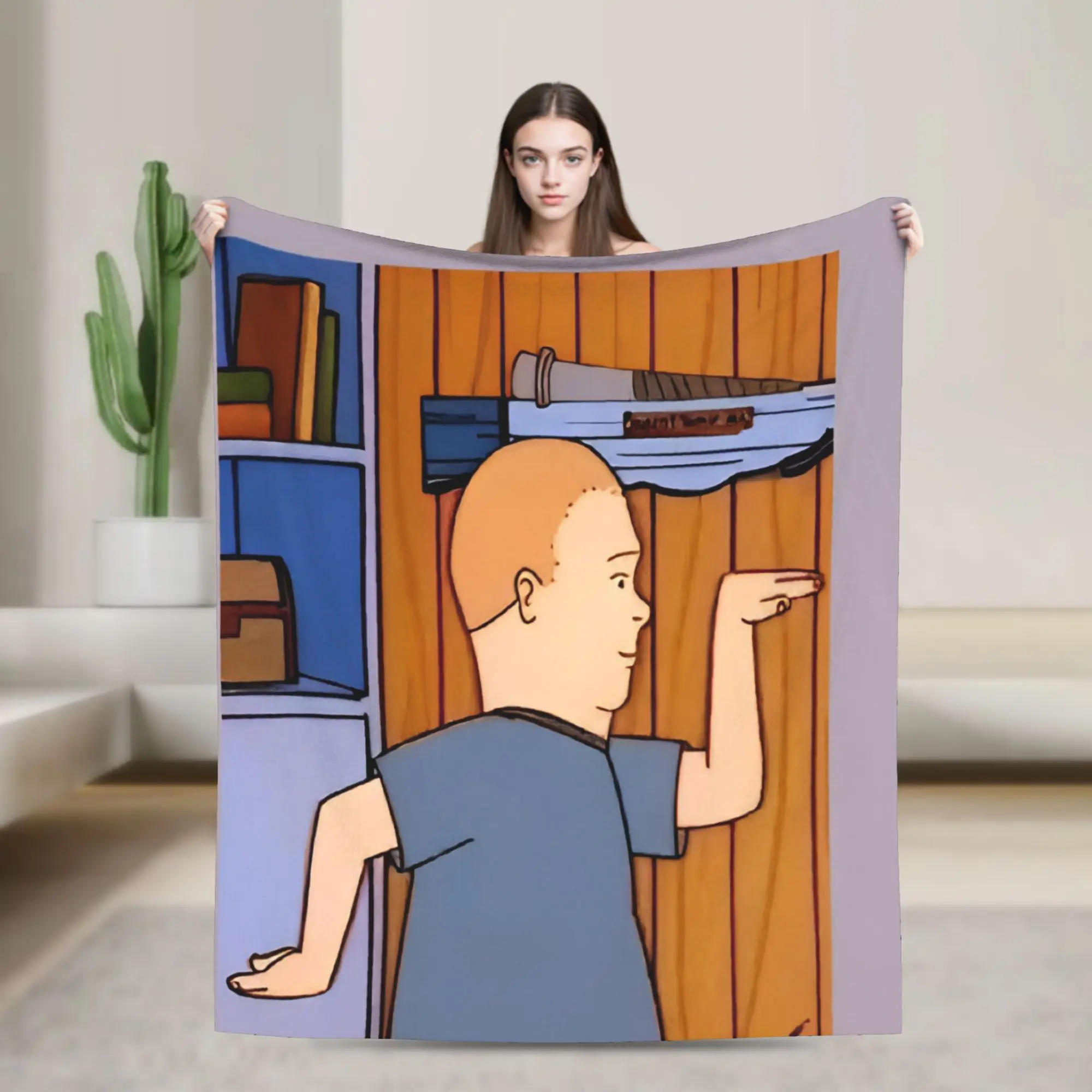 Kings of the Hills Printed Blanket For Men Women Super Soft Warm  Throw Blankets for Sofa 50x60 Inches Multi-size