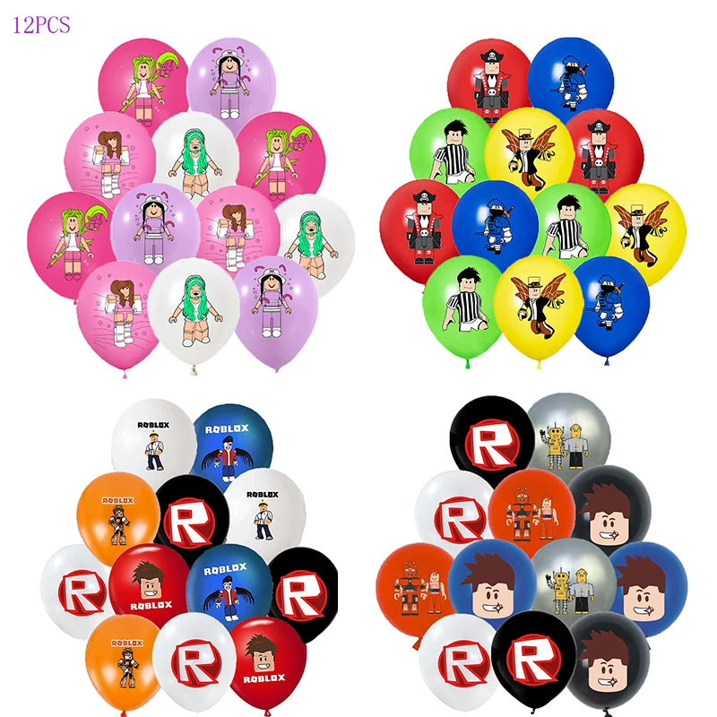 Baby Products Kit - 12 Adet Roblox Lateks Balon Seti