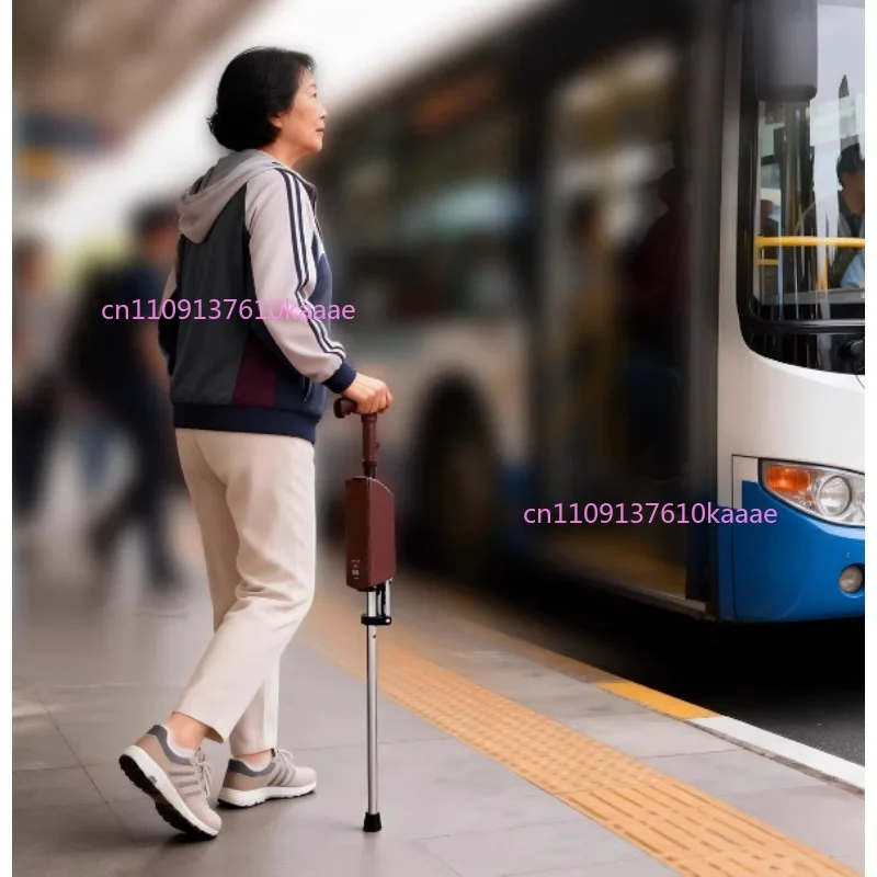 

Electric Unfolding Electric Folding Crutch Seat Crutch Stool Portable Crutch Chair Aluminum Alloy Rest