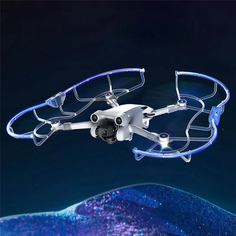 B68C For DJI Drone Mini3/3Pro Illuminated Paddle Protector Multi-Functional Convenient Bumper Ring Accessories