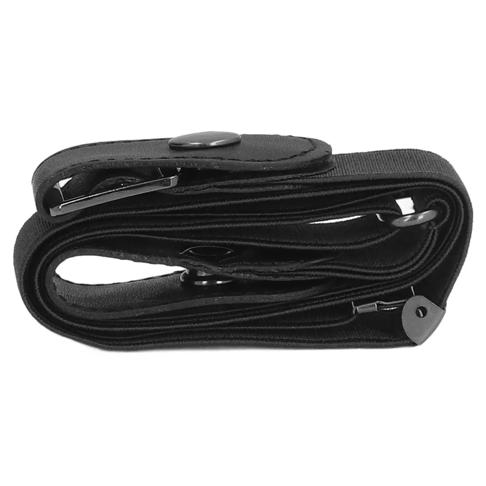 2PCS Elastic No Buckle Stretch Belt Adjustable Woven Cloth Invisible Elastic Belt Stretch with Detachable Clip