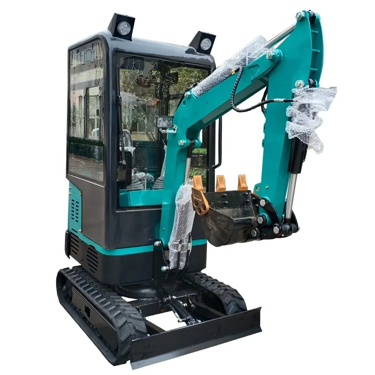 1000Kg 1 Ton Hydraulic Mini Small Crawler Excavators With Euro 5 Engine 120 Degrees Deflection Doom