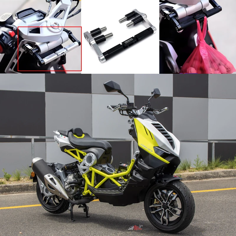 

SEMSPEED Front Handlebar Mount Luggage Bracket Compatible For Italjet Dragster 200CC 300CC 2025 Motorcycle Accessories